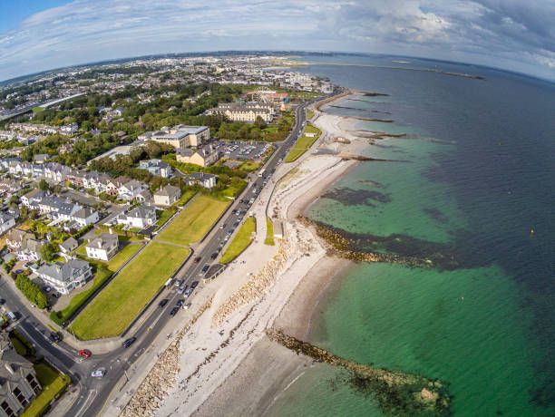 istock Aerial view of Salthill beach 1159251130