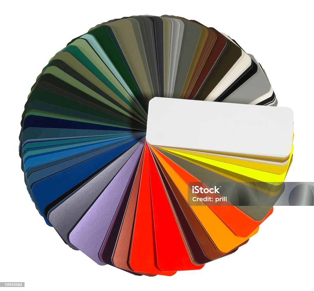 Vollständige Auswahl color chart - Lizenzfrei Abmachung Stock-Foto