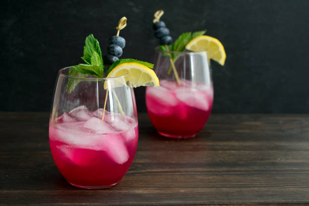 istock Sparkling Blueberry Lemonade with Garnish 1159257216