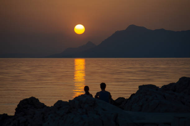 istock Sunset on Adriatic sea 1159259501