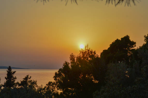 istock Sunset on Adriatic sea 1159259522