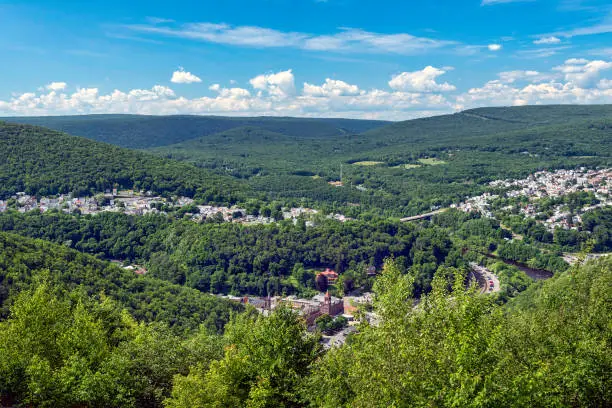 Photo of Southern Pocono Mountains, Beautiful View of Jim Thorpe, PA