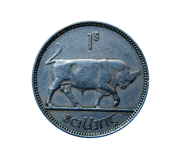 istock Vintage Irish Coin Isolated 115926584