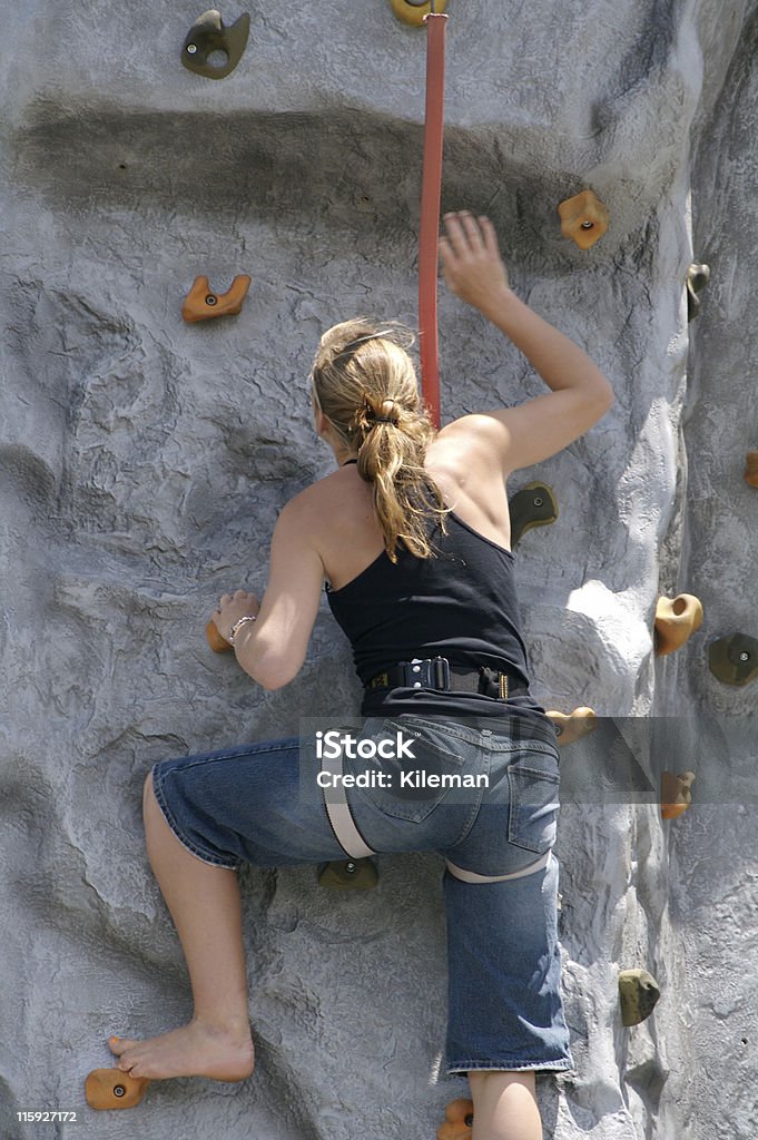 Alpinista feminina - Royalty-free Adolescente Foto de stock