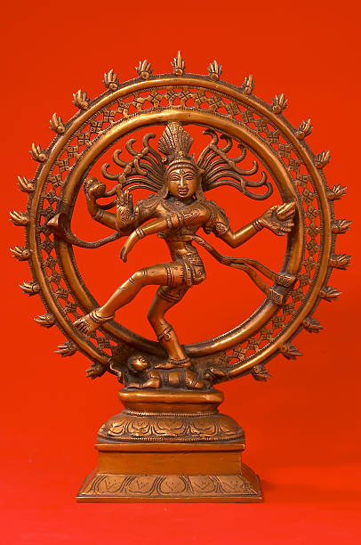 shiva - shiva hindu god statue dancing foto e immagini stock