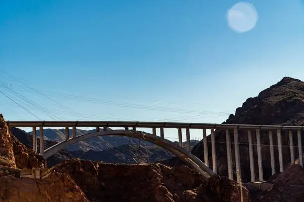 Photo of Mike O'Callaghan - Pat Tillman Bridge Over the Colorado River in front of the Hoover Dam
