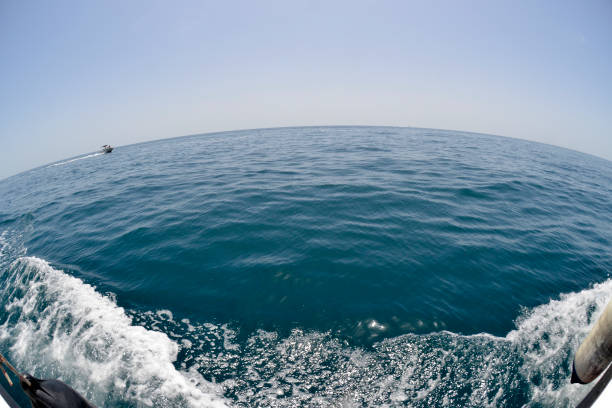 istock Waves that the ship leaves behind in the sea 1159288051