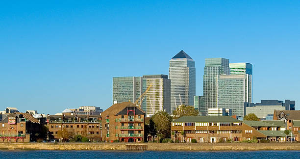 istock Canary Wharf and life on the Thames. 115929016