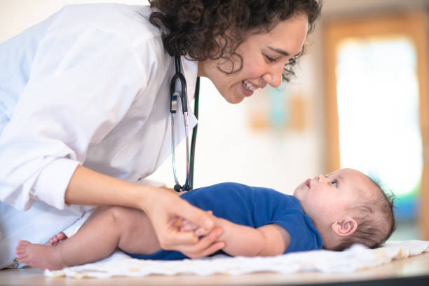 istock Doctor gives baby a checkup 1159291711