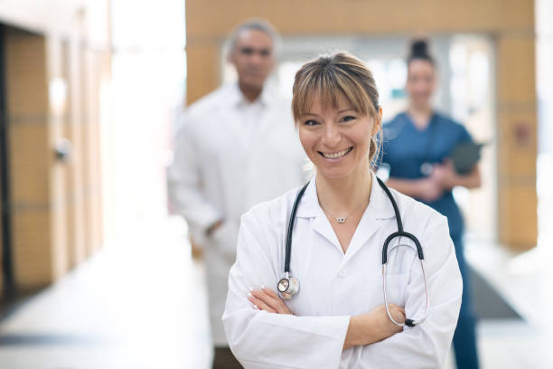 istock Portrait of muti-ethnic doctors 1159291751