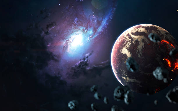 istock Beautiful spiral galaxy, awesome science fiction wallpaper, cosmic landscape. Elements of this image furnished by NASA 1159292013