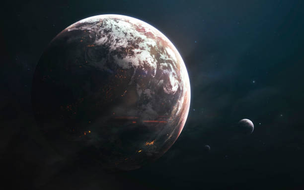 istock Unexplored planets, awesome science fiction illustration of cosmos. Elements of this image furnished by NASA 1159292072