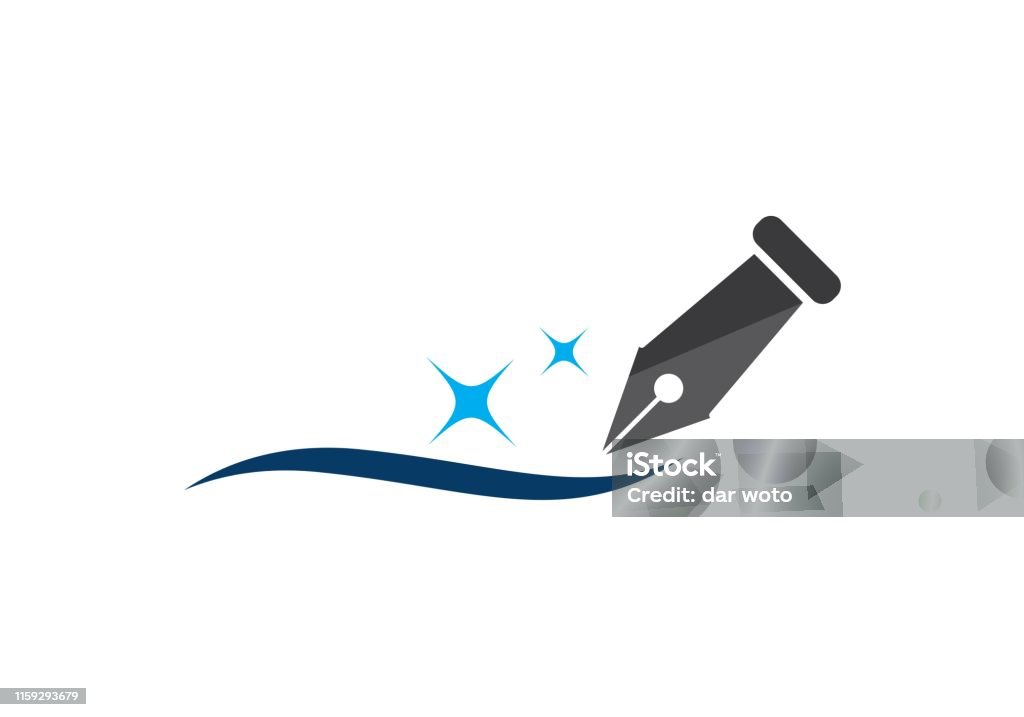 Writer Vector Stock Illustration - Download Image Now - Abstract ...