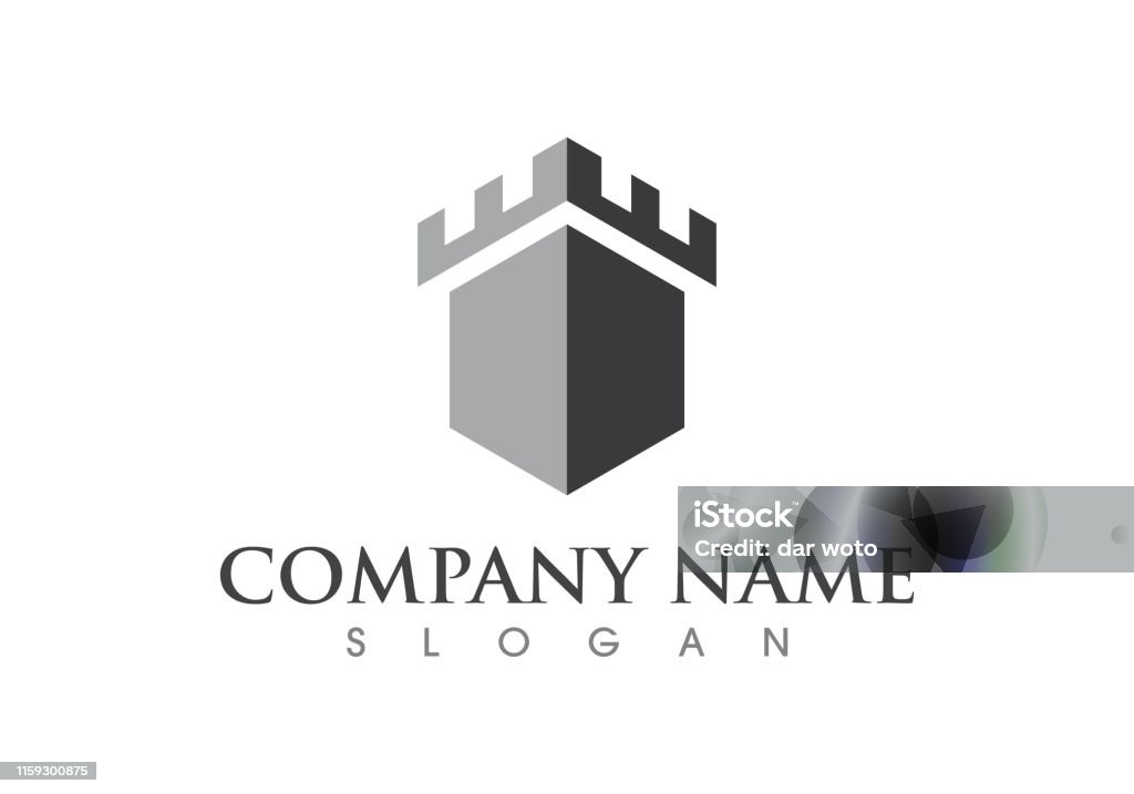 Abstract Castil Vector Castle Vector Stock Illustration - Download Image Now - Castle ...