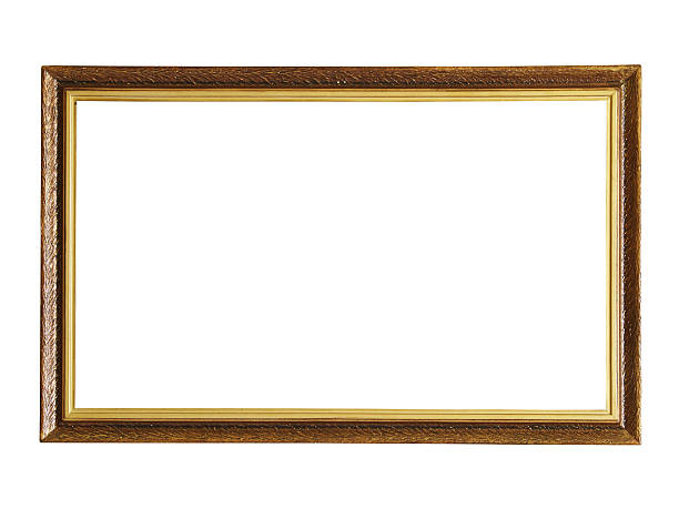 Wooden frame stock photo