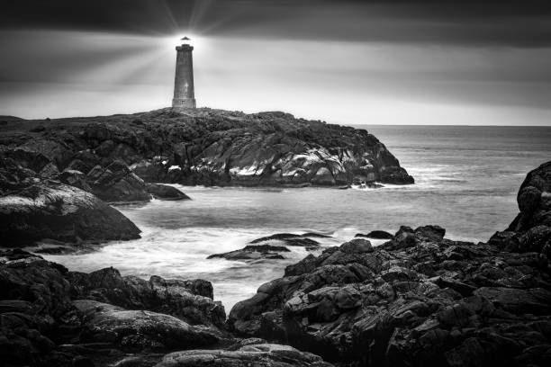 istock Portland Head light at by night, in Maine 1159302921