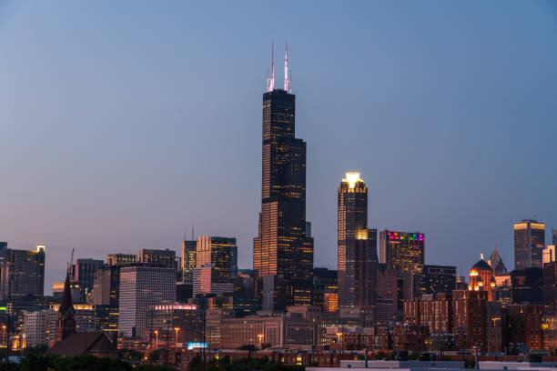 istock Chicago Skyline at Dusk 1159306293