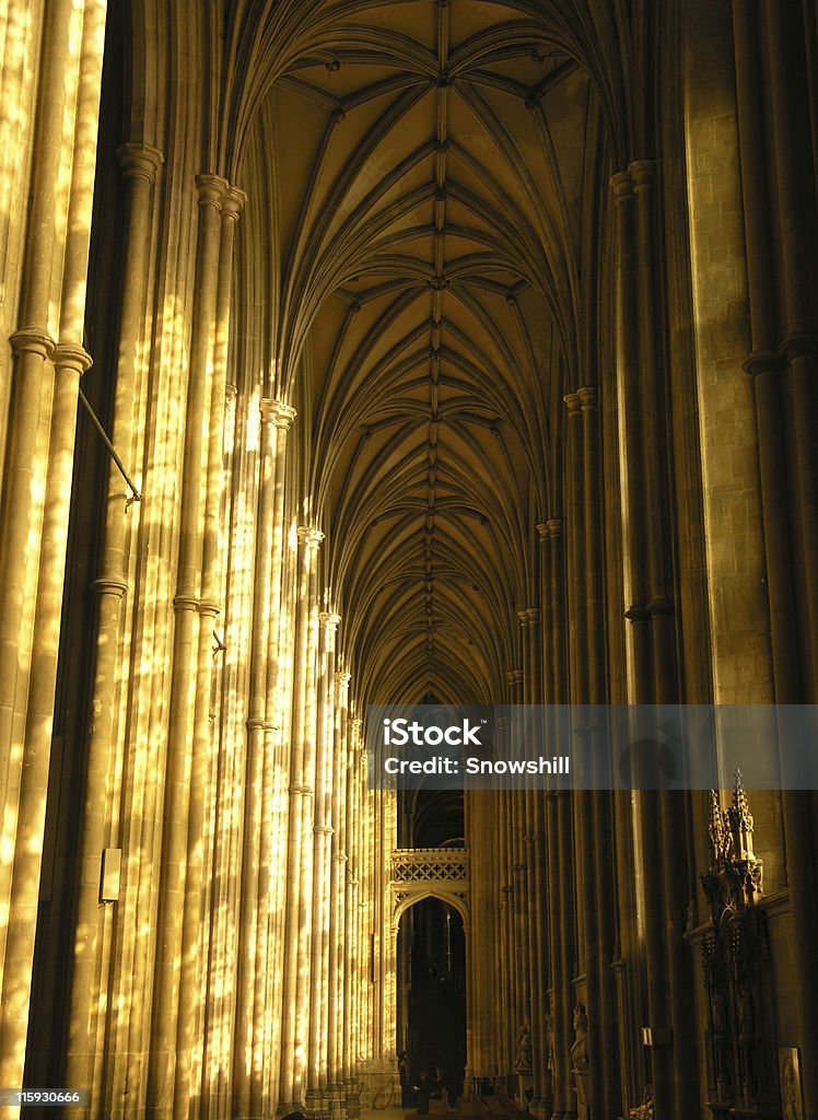 Arches at Canterbury Cathedral Arch - Architectural Feature Stock Photo