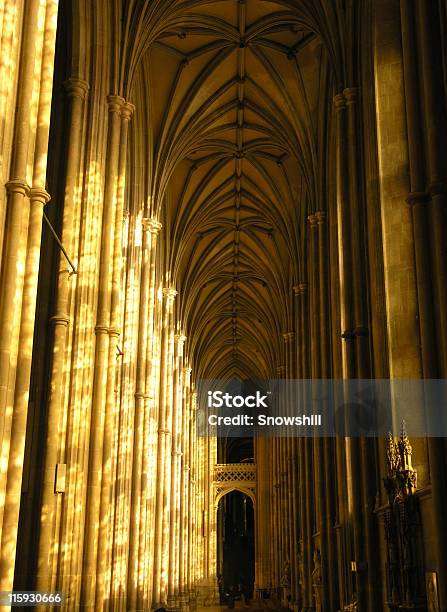 Arches At Canterbury Cathedral Stock Photo - Download Image Now - Arch - Architectural Feature, Architecture, Art And Craft