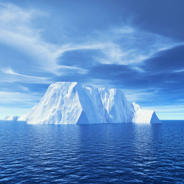 istock Icebergs in the ocean melting - global warming concept 3d render 1159308843