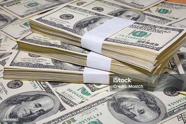 Thousands Stock Photo - Download Image Now - Stack, US Paper Currency, Abundance