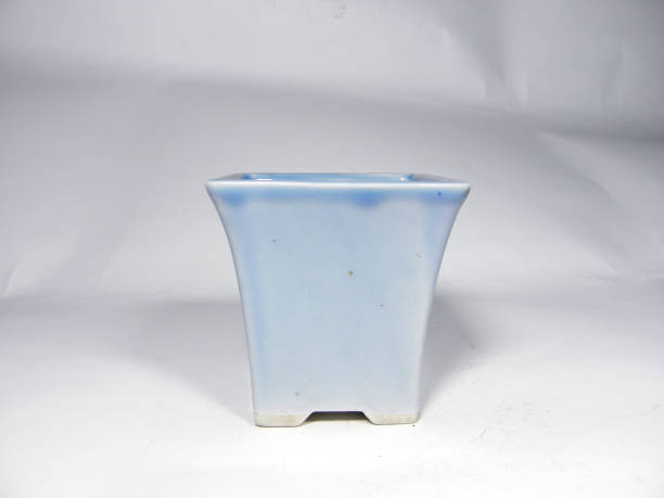 istock Chinese old flower pot isolated on high quality white 1159314445