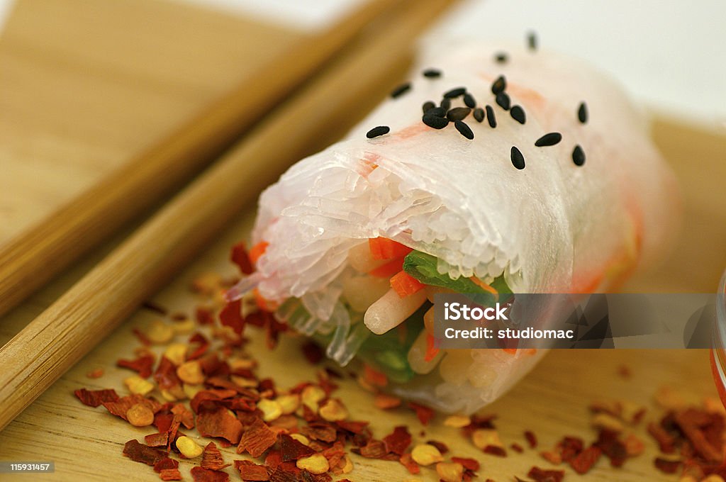 Spring Roll - Lizenzfrei Asiatische Küche Stock-Foto