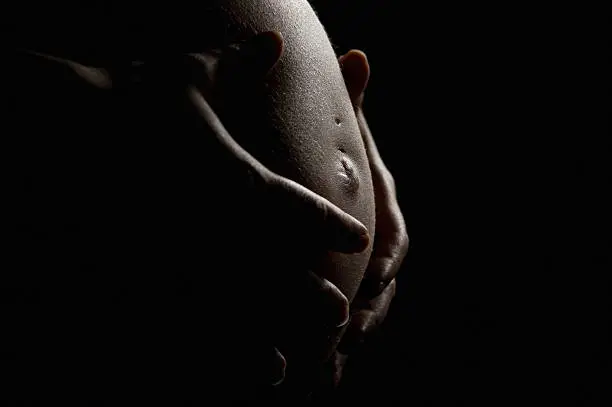 Photo of Silhouette of Pregnant Woman