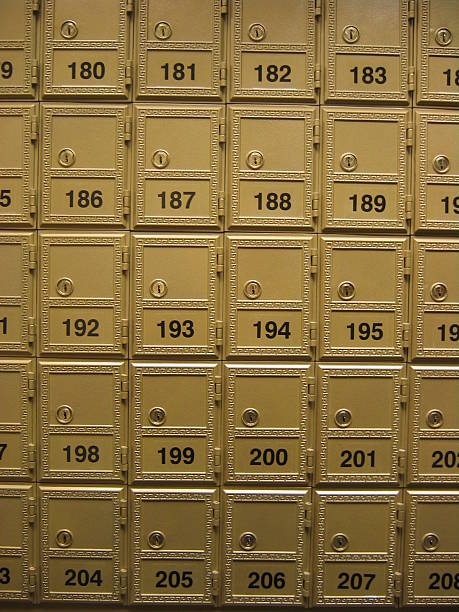 istock Wall of Gold Deposit Boxes 115931581