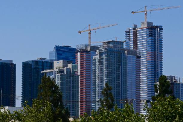 istock Straight Lines on Building 1159316390