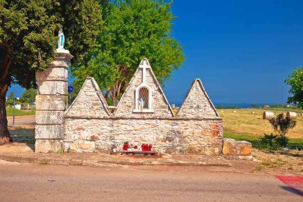 istock Religious stone monument in Dajla view 1159317326