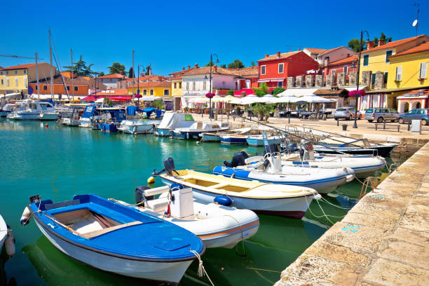 istock Novigrad Istarski historic waterfront and colorful harbor view 1159318395
