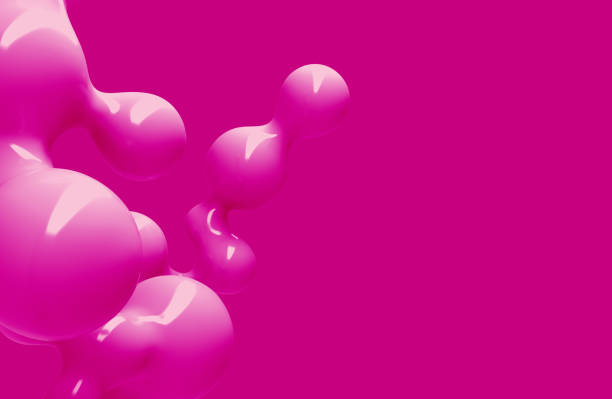 istock Abstract three-dimensional background of many spheres separated from each other and resembling drops 3D illustration 3D rendering 1159322935
