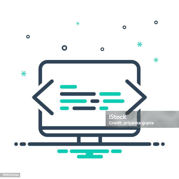 Programming Coding Stock Illustration - Download Image Now - Coding ...