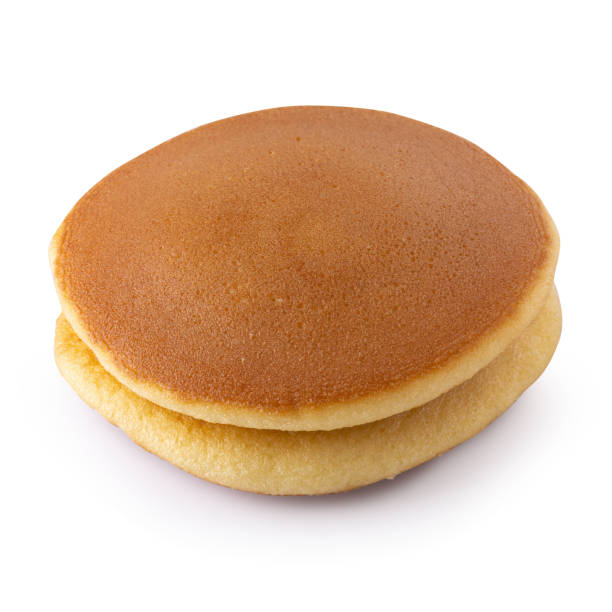 istock Dorayaki is japanese pancakes isolated on white background. 1159326840