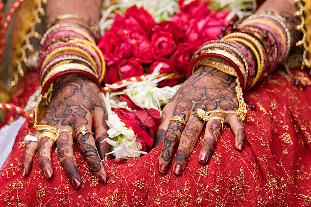 Typical South Indian hindu Wedding tradition in India.