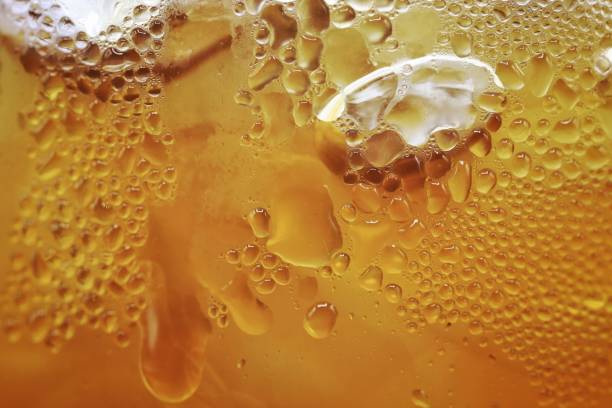 istock Ice lemon tea with glass 1159332715
