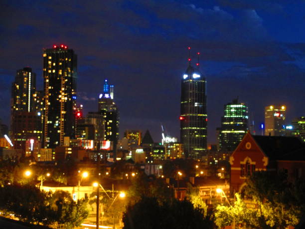 istock Melbourne Skyline at Night, Melbourne Australia 1159332830