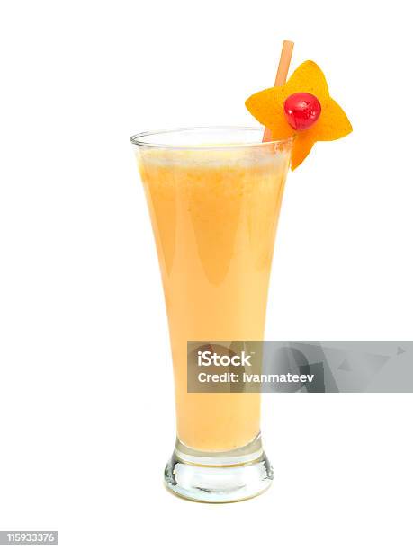 Coleção De Cocktailsse Batido De Laranja - Fotografias de stock e mais imagens de Alimentação Saudável - Alimentação Saudável, Batidos, Bebida