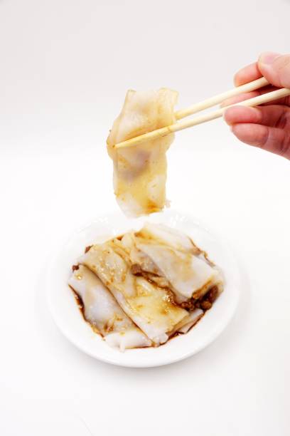 istock Char siu cheong fun - a Chinese dim sum 1159336591