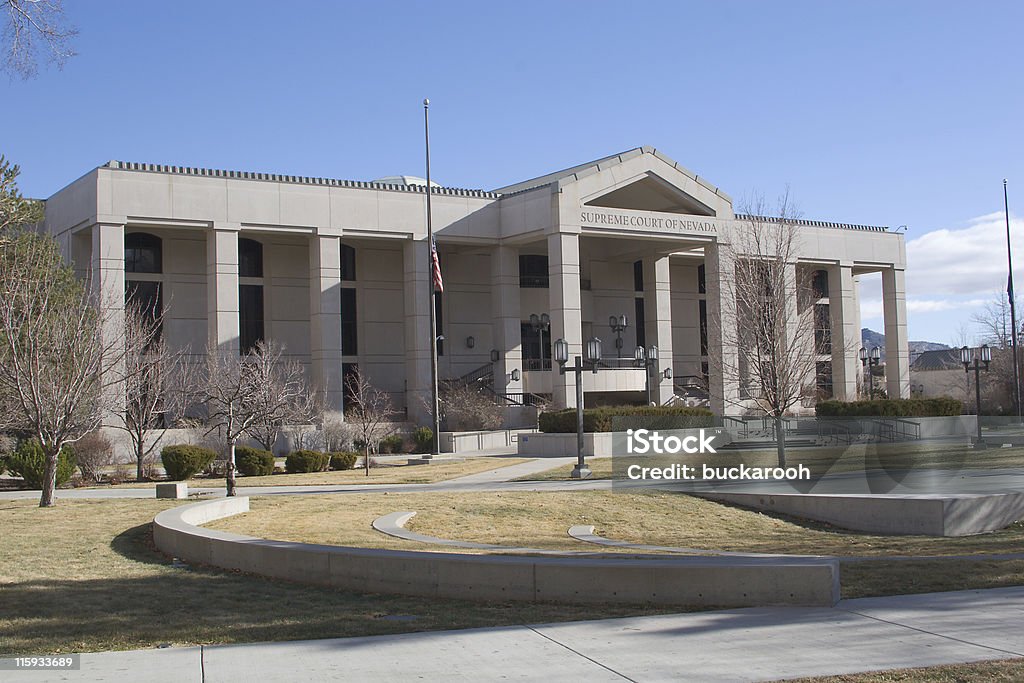 Cour suprême de Carson City, Nevada - Photo de Palais de justice libre de droits