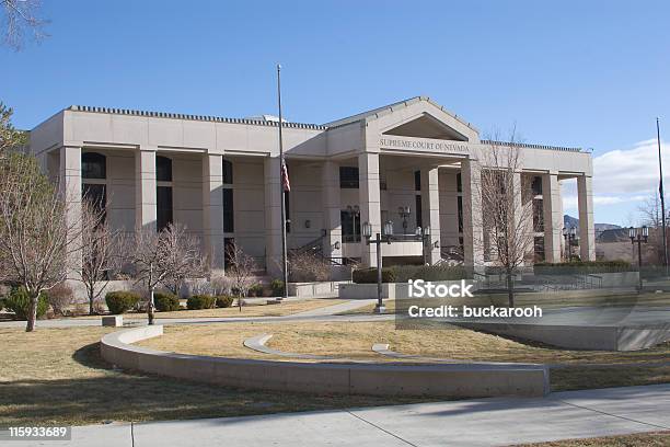 Corte Suprema Di Carson City Nevada - Fotografie stock e altre immagini di Palazzo di giustizia - Palazzo di giustizia, Nevada, Città