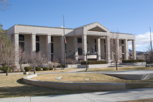 Nevada Supreme Court building in Carson City, NV