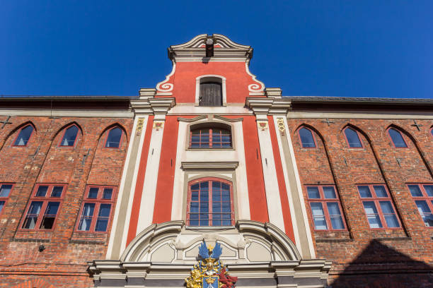 istock Facade with ornaments on a historic building in Stralsund 1159338269