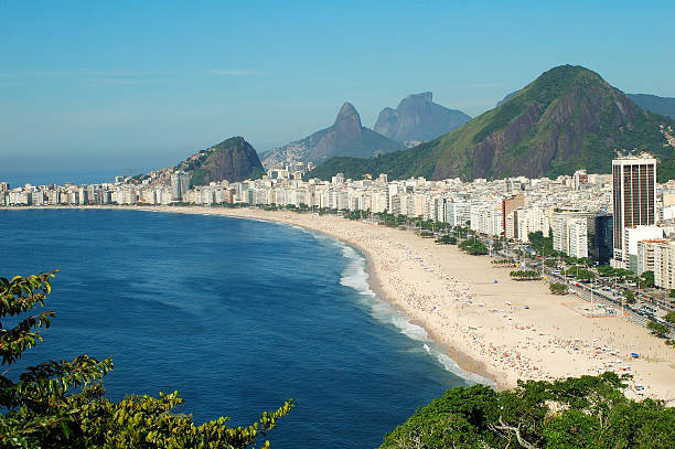 istock Gorgeous long shot of Copacabana beach 115934129