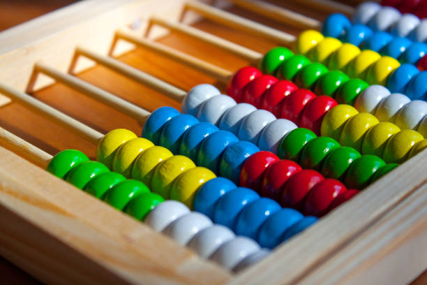istock Colorful wooden abacus. 1159341353