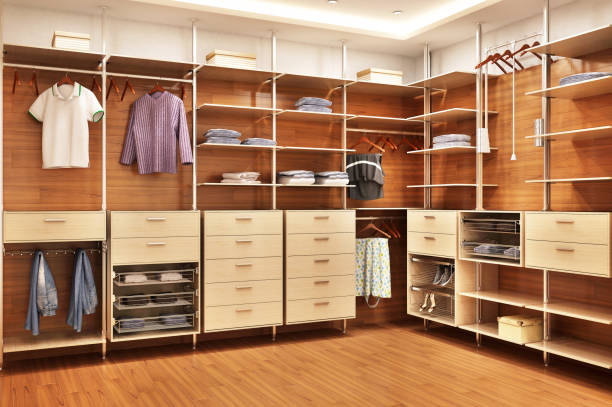 istock Interior design of the dressing room 1159347637