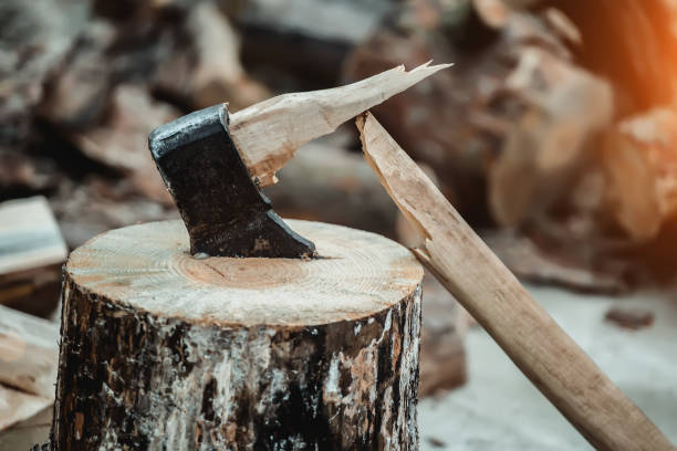 istock A broken axe in the wooden deck 1159350988