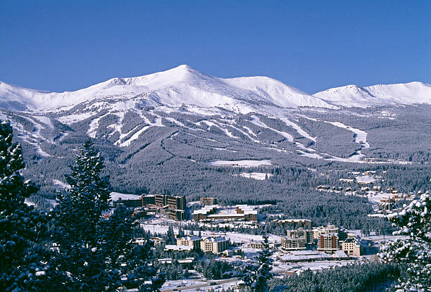 Town of Breckenridge, Colorado stock photo