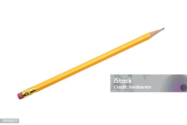 No2 Bleistift Stockfoto und mehr Bilder von Bleistift - Bleistift, Gelb, Radiergummi